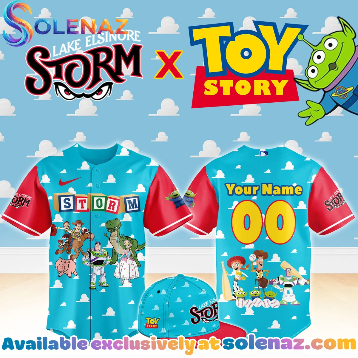 Lake Elsinore Storm x Toy Story Jersey