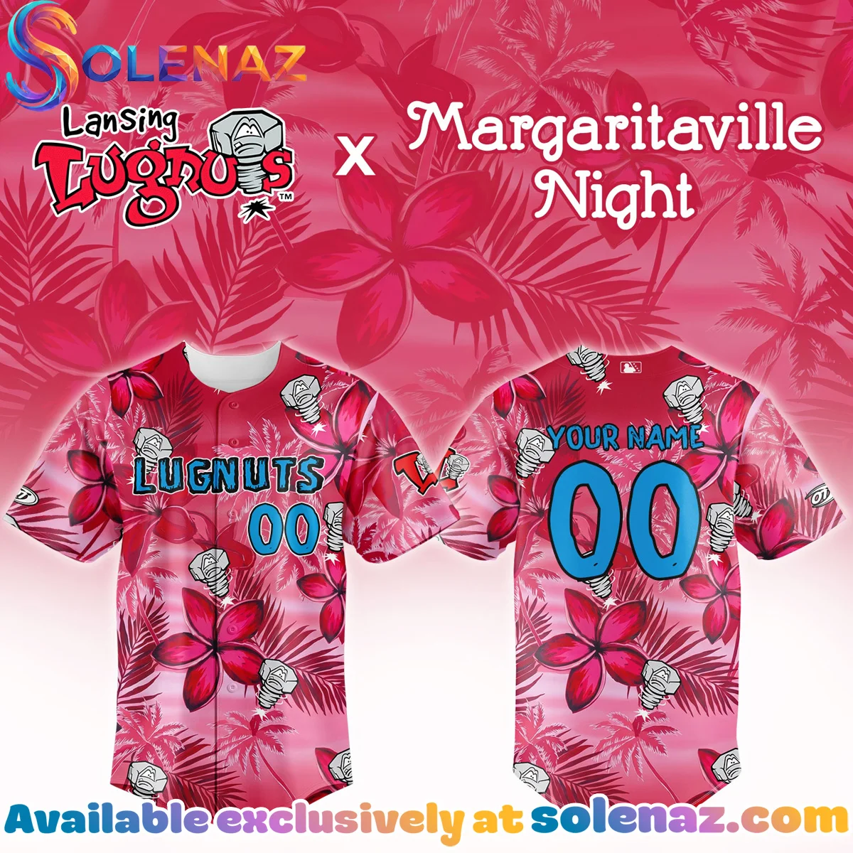 Lansing Lugnuts x Margaritaville Jersey Lansing Lugnuts x Margaritaville Jersey