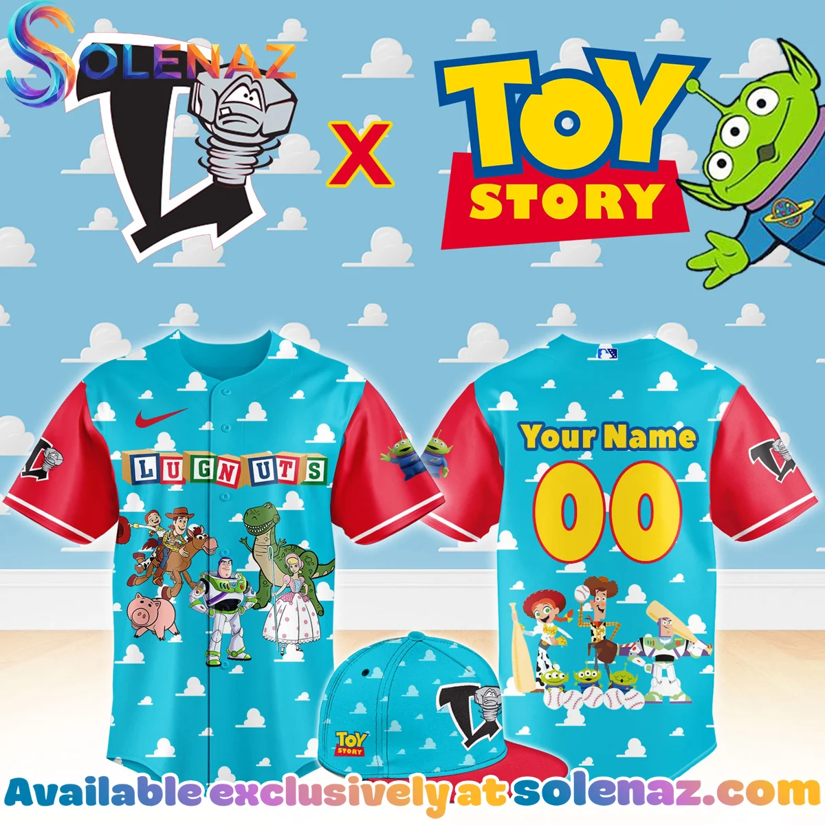 Lansing Lugnuts Toy Story Night Jersey
