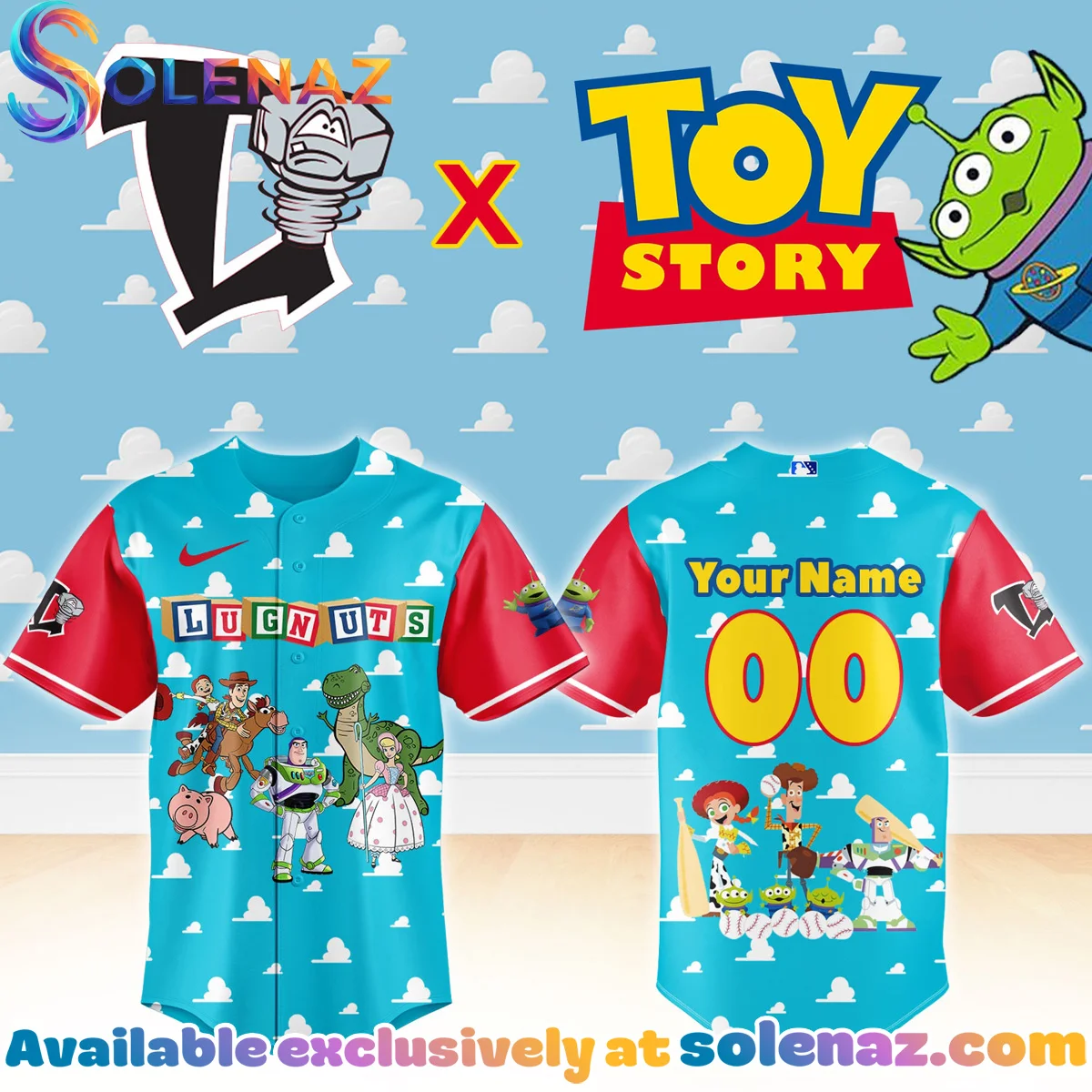 Lansing Lugnuts Toy Story Night Jersey Lansing Lugnuts Toy Story Night Jersey
