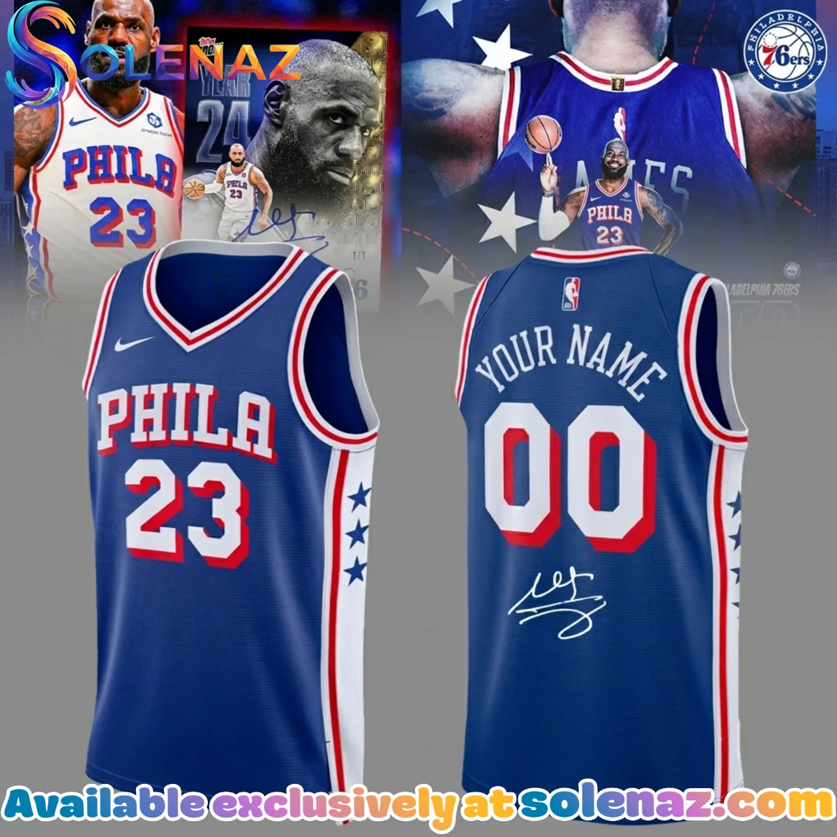 LeBron James Philadelphia 76ers Jersey [Drop 9]