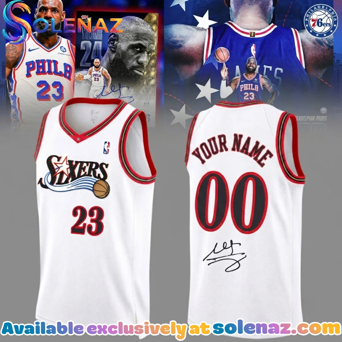 LeBron James Philadelphia 76ers Jersey - Variant 8