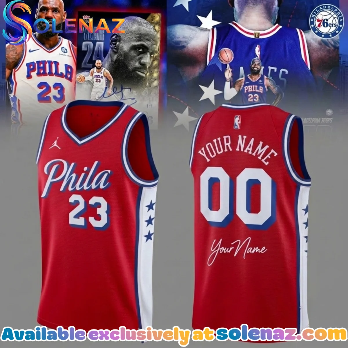 LeBron James Philadelphia 76ers Jersey - Series 10