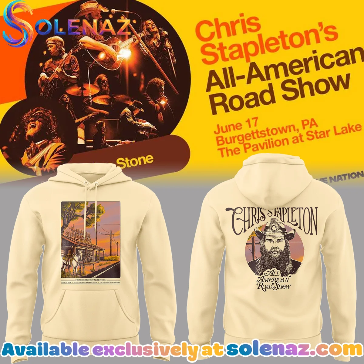 All-American Road Show Burgettstown Pennsylvania T-Shirt & Hoodie (Style 1)