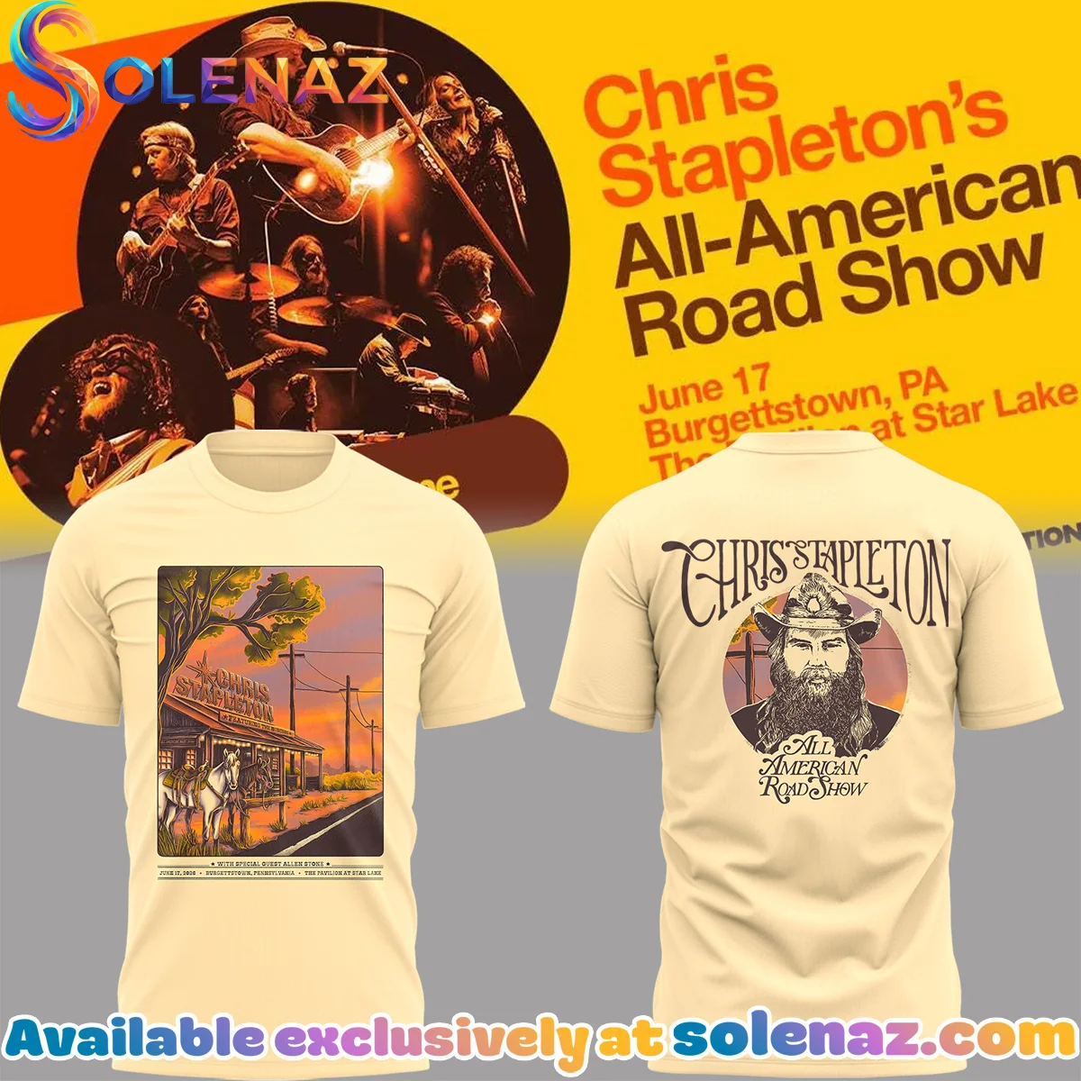 All-American Road Show Burgettstown Pennsylvania T-Shirt & Hoodie (Design 2)