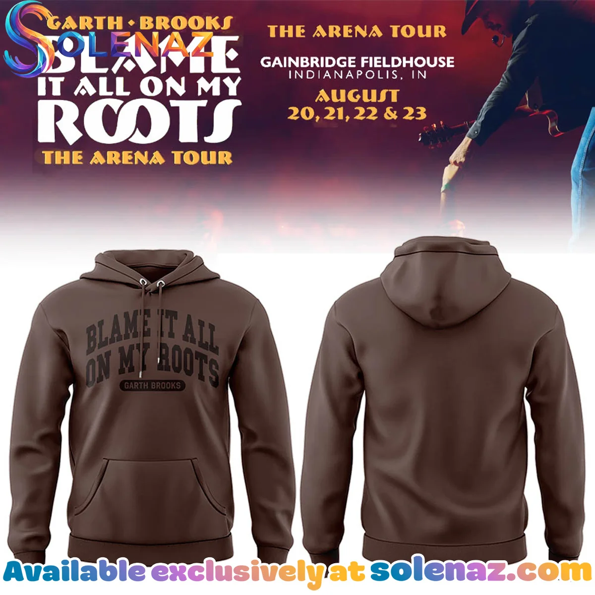Blame It All On My Roots Arena Tour T-Shirt & Hoodie (Design 1)