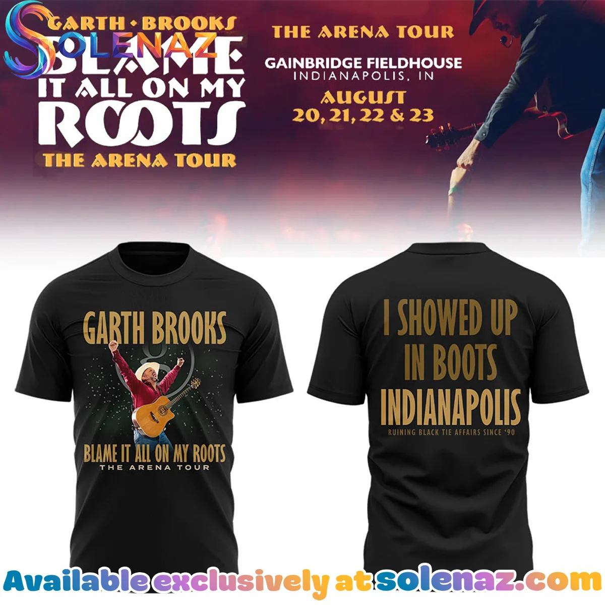 Blame It All On My Roots Arena Tour Gainbridge Fieldhouse Shirt & Hoodie