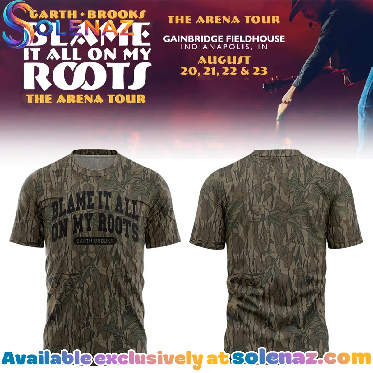 Blame It All On My Roots Arena Tour T-Shirt & Hoodie - Series 10