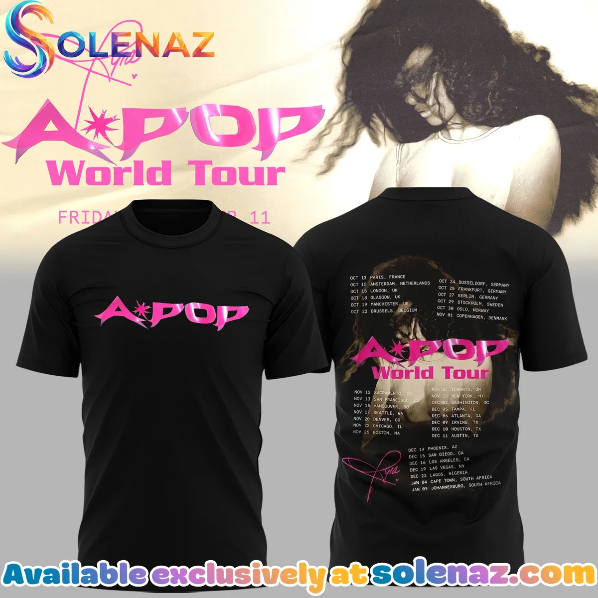 Tyla APOP World Tour Shirt & Hoodie - Part 9