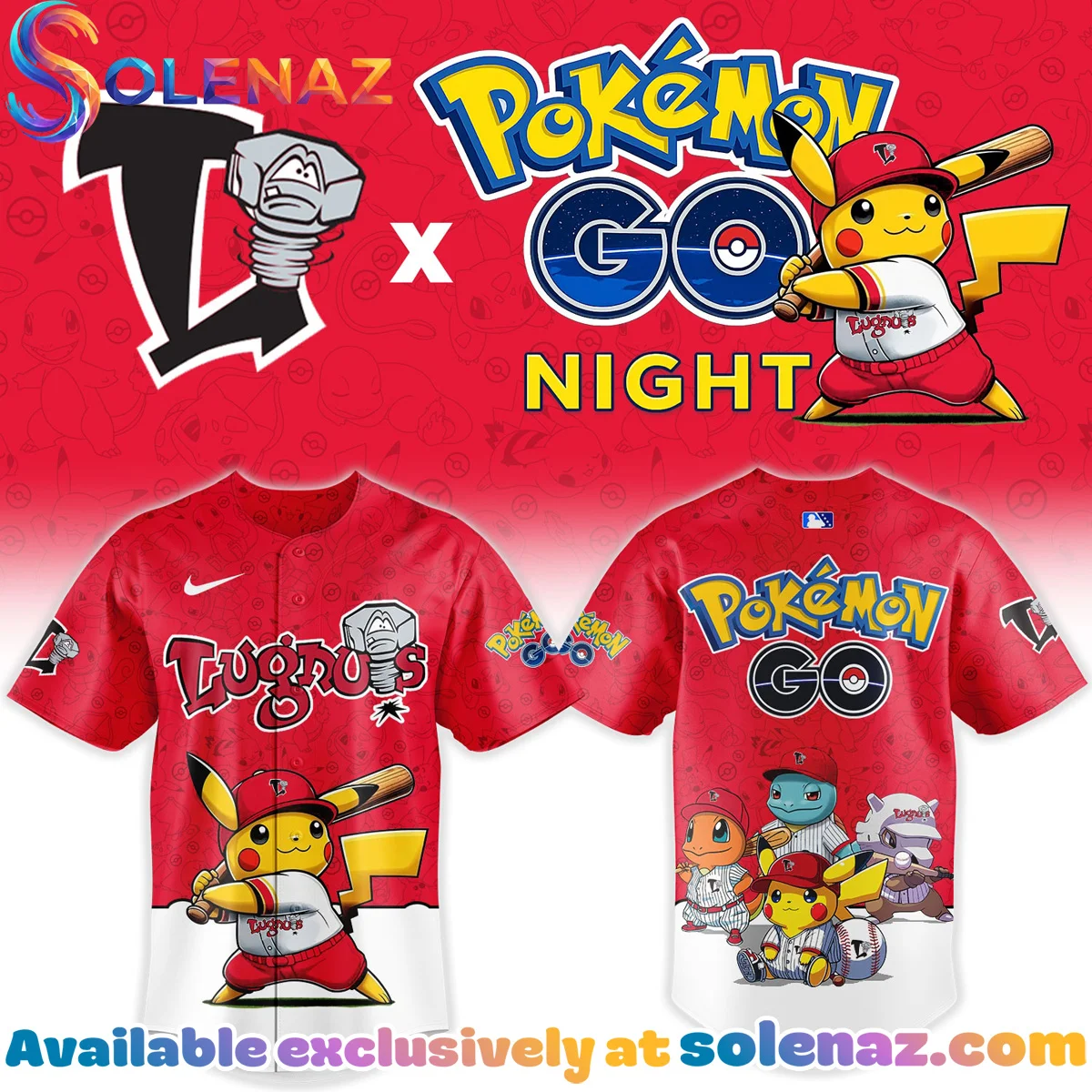 LLugnuts x Pokemon GO Jersey LLugnuts x Pokemon GO Jersey