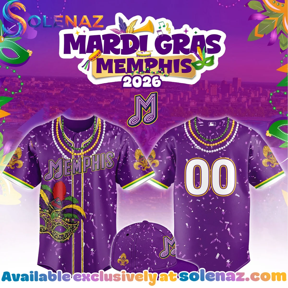 Memphis Mardi Gras Jersey
