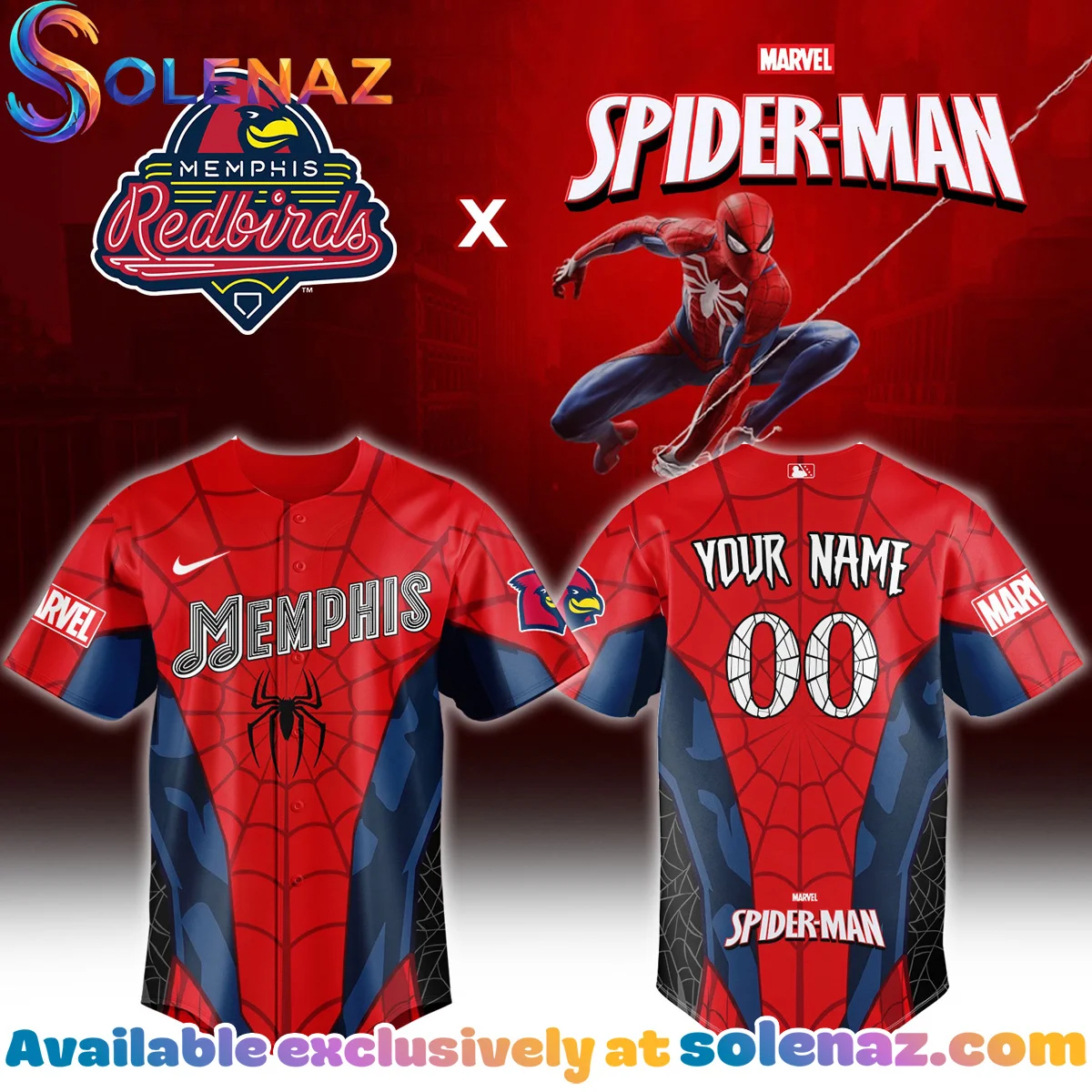 Memphis x Spider-Man Jersey Memphis x Spider-Man Jersey