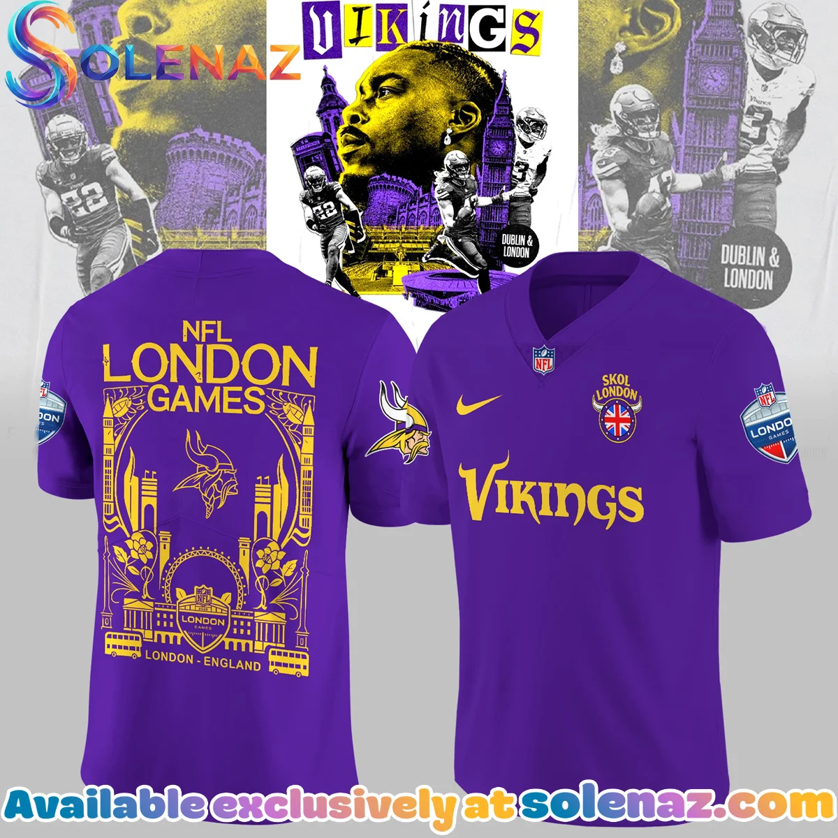 Minnesota Vikings Jersey (Style 7)
