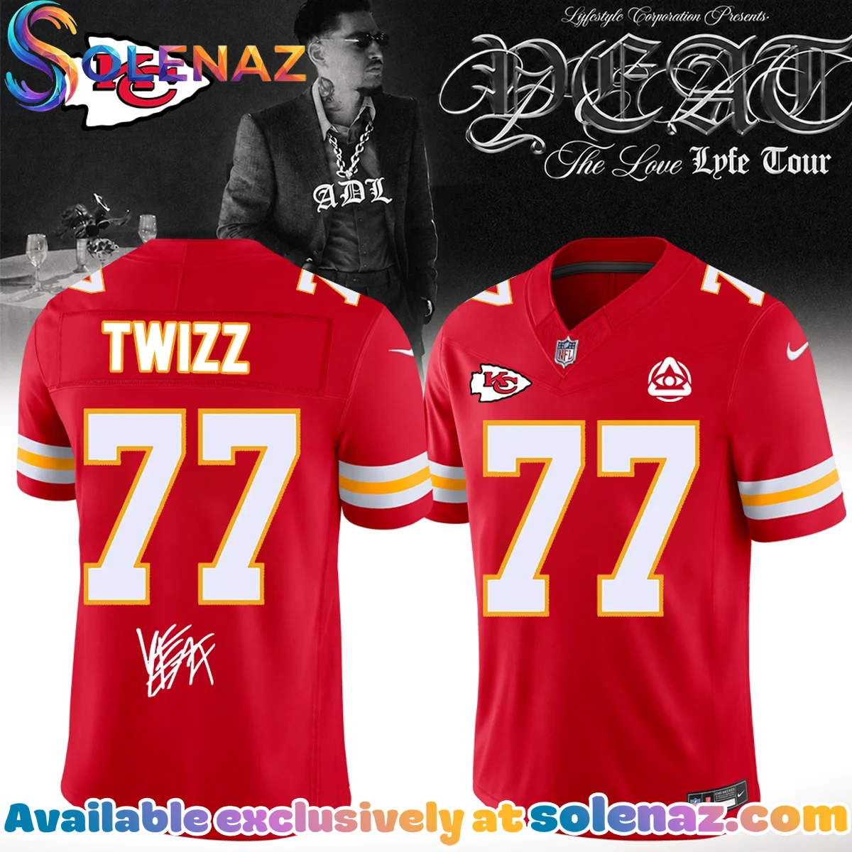NFL ALL TEAMS x YEAT LOVELYFE Signed Jersey NFL ALL TEAMS x YEAT LOVELYFE Signed Jersey