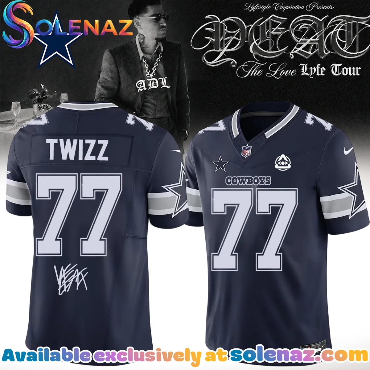NFL ALL TEAMS x YEAT LOVELYFE Signed Jersey NFL ALL TEAMS x YEAT LOVELYFE Signed Jersey