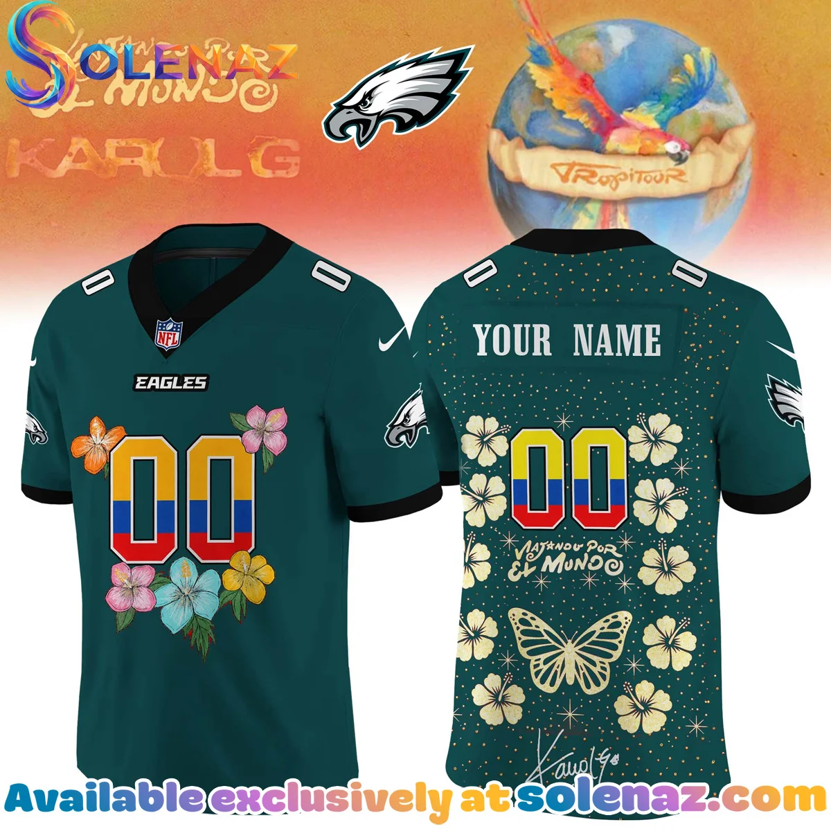 NFL x Karol G VIAJANDO POR EL MUNDO TROPITOUR Signature Jersey - Variant 2 NFL x Karol G VIAJANDO POR EL MUNDO TROPITOUR Signature Jersey - Variant 2
