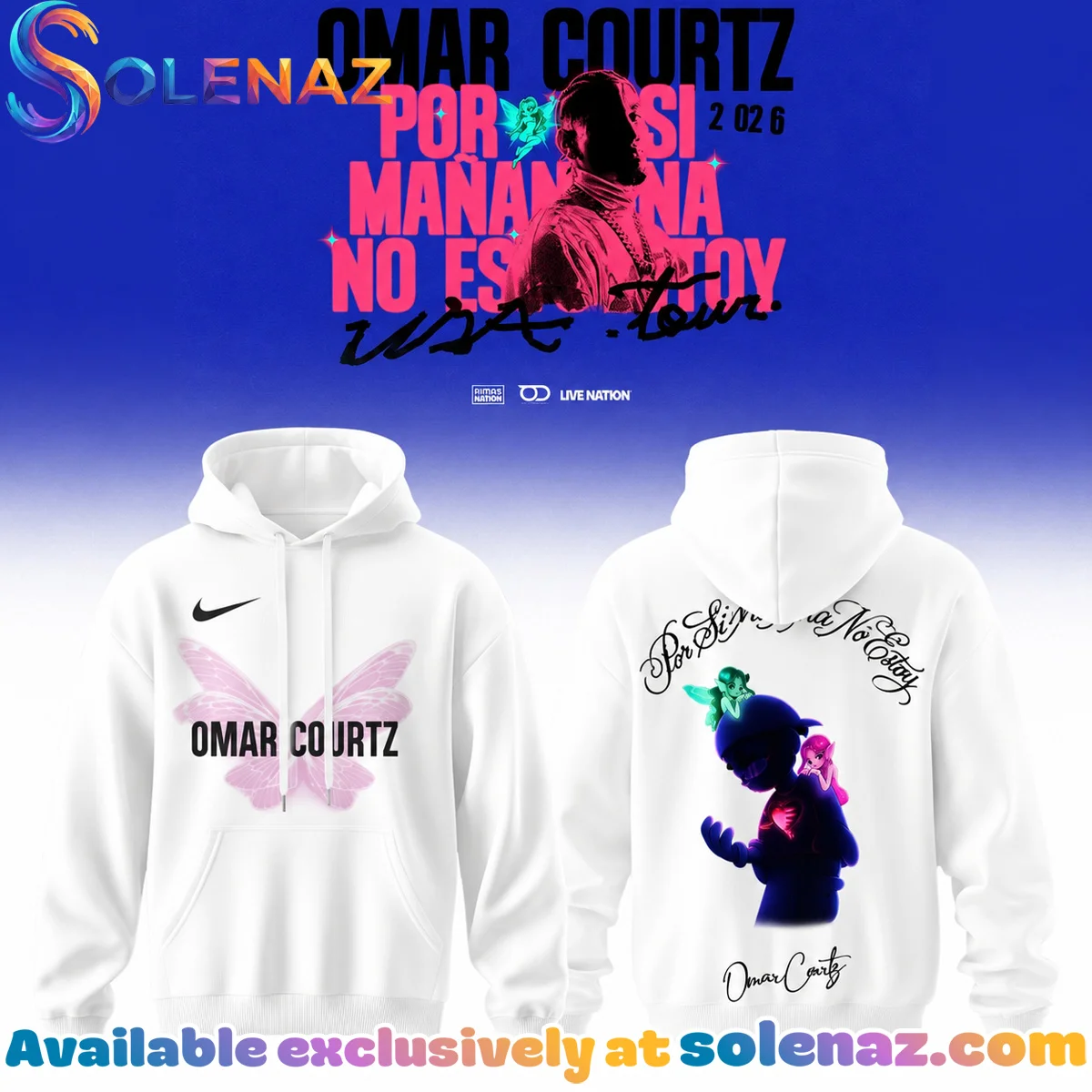 Omar Courtz Por Si Manana No Estoy Tour Signature T-Shirt & Hoodie - Variant 6