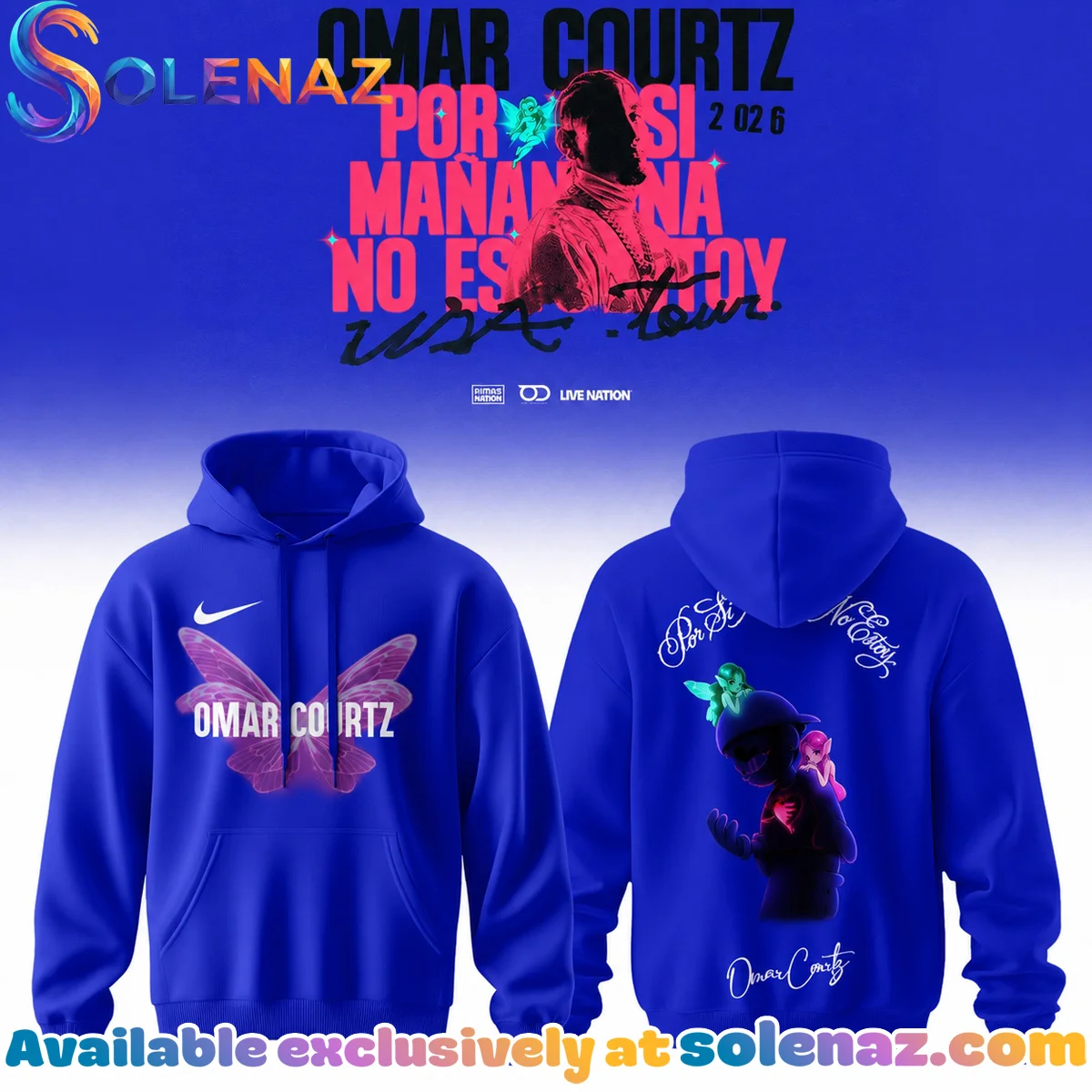 Omar Courtz Por Si Manana No Estoy Tour Signature T-Shirt & Hoodie [Drop 8]