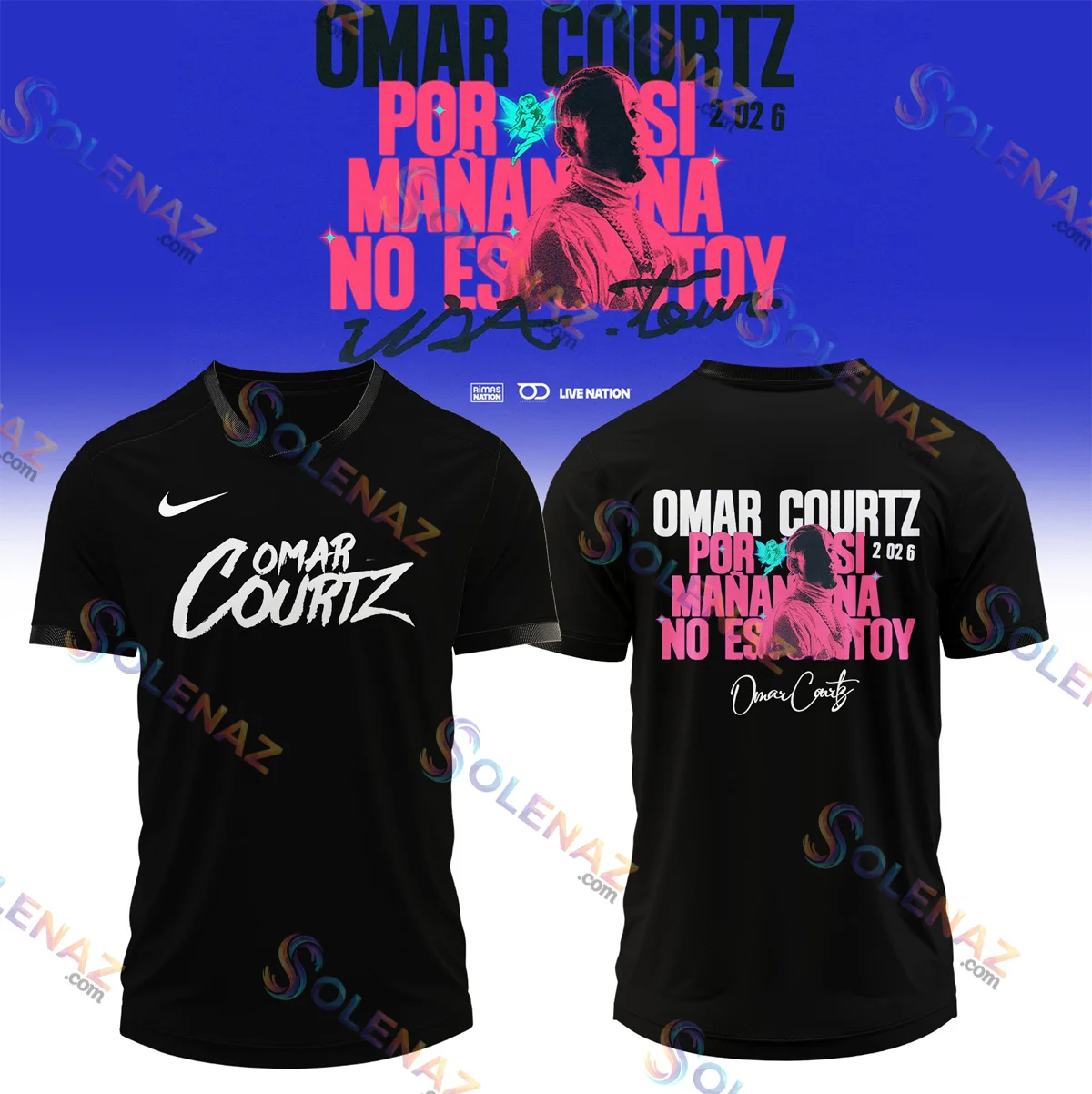 Omar Courtz Por Si Mañana No Estoy Tour Signature Jersey (Release 6)