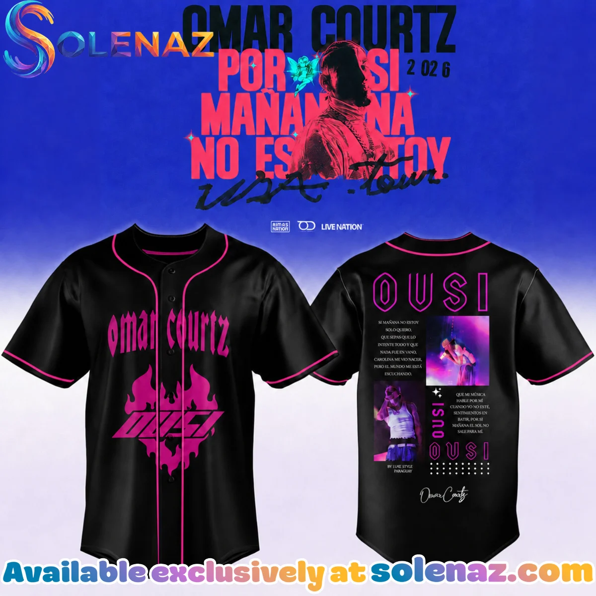 Omar Courtz Por Si Mañana No Estoy Tour Signature Jersey [Drop 3]