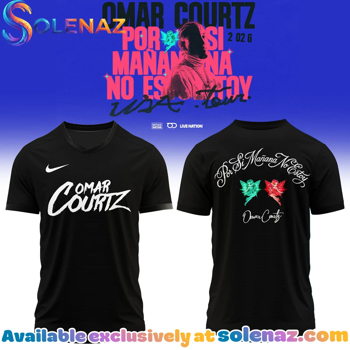 Omar Courtz Por Si Mañana No Estoy Tour Signature Jersey (Design 9)