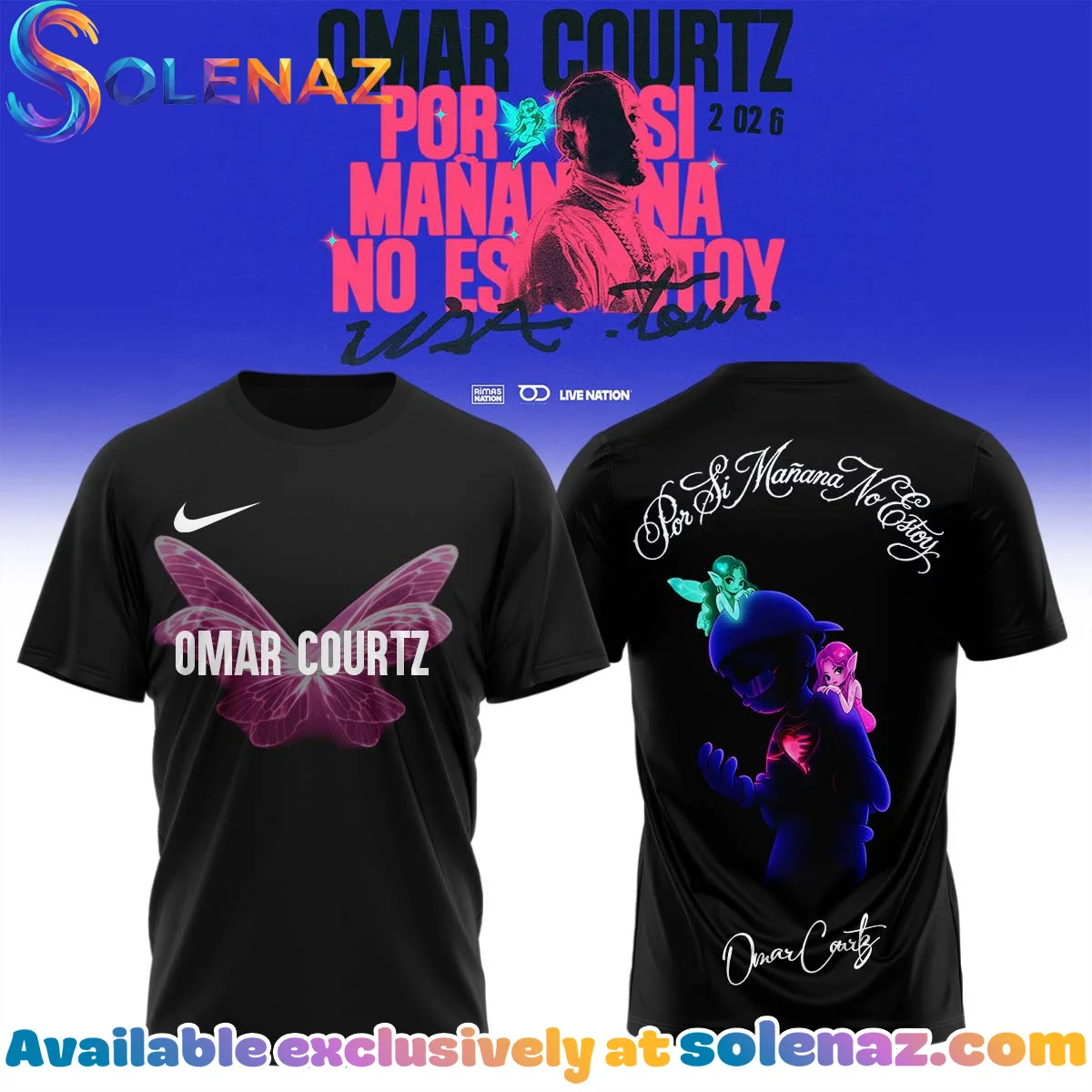 Omar Courtz Por Si Mañana No Estoy Tour Signature Shirt & Hoodie [Drop 11]