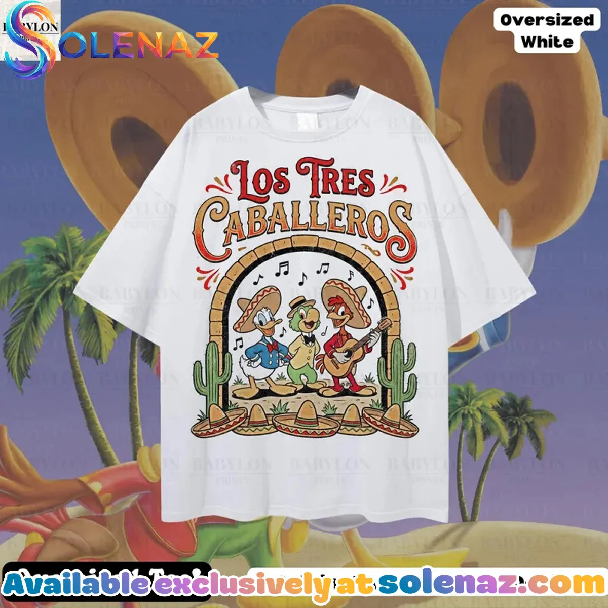 Los Tres Caballeros, Donald Duck, Panchito, José Carioca Shirt & Hoodie Los Tres Caballeros, Donald Duck, Panchito, José Carioca Shirt & Hoodie