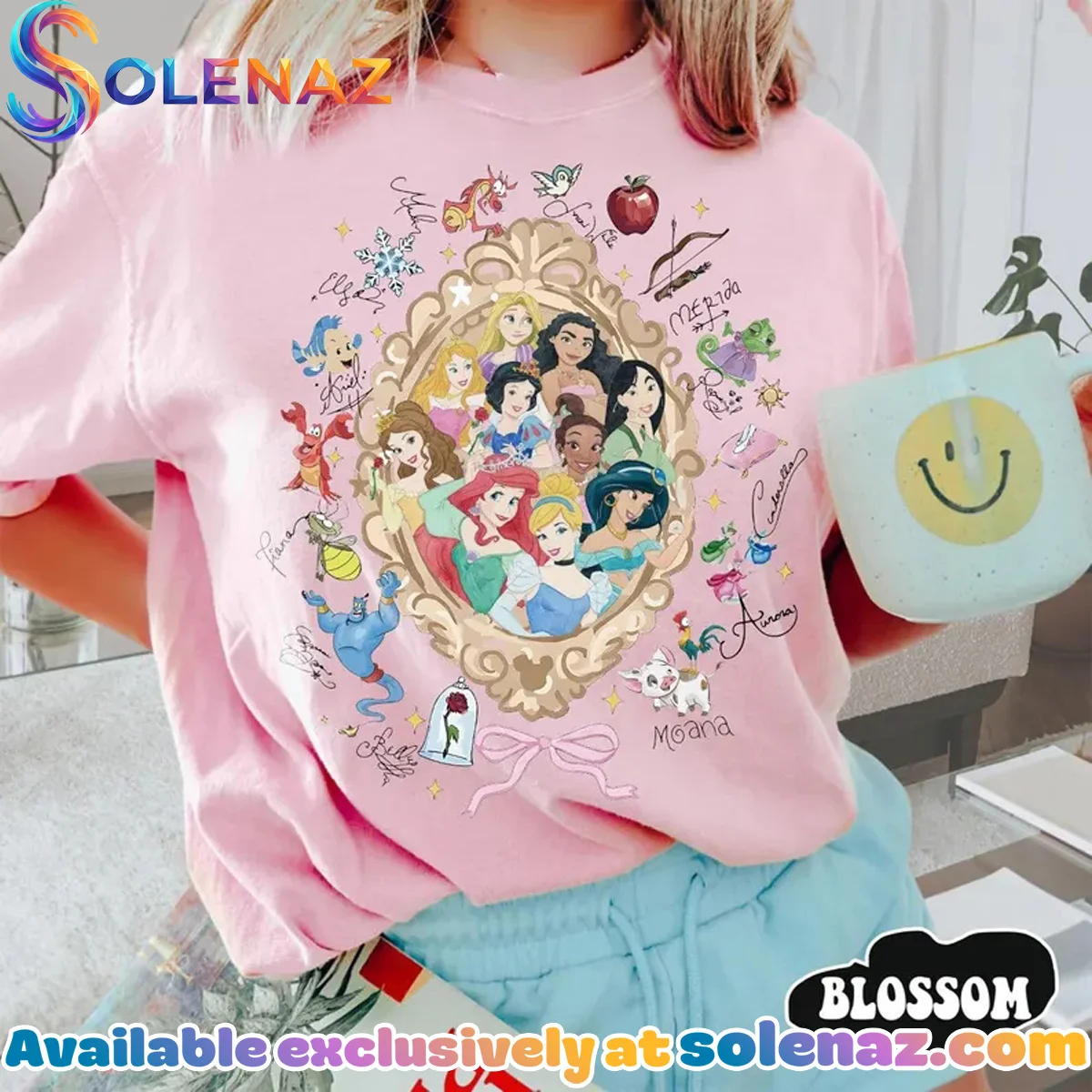 Disney Princess Aurora Ariel Belle Cinderella Tiana Shirt & Hoodie - Part 1 Disney Princess Aurora Ariel Belle Cinderella Tiana Shirt & Hoodie - Part 1
