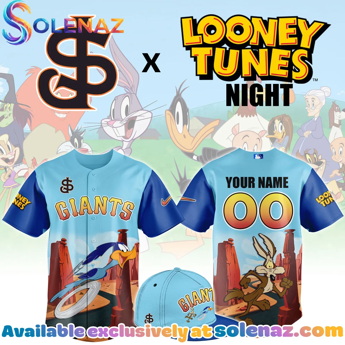 San Jose Giants x Looney Tunes Jersey