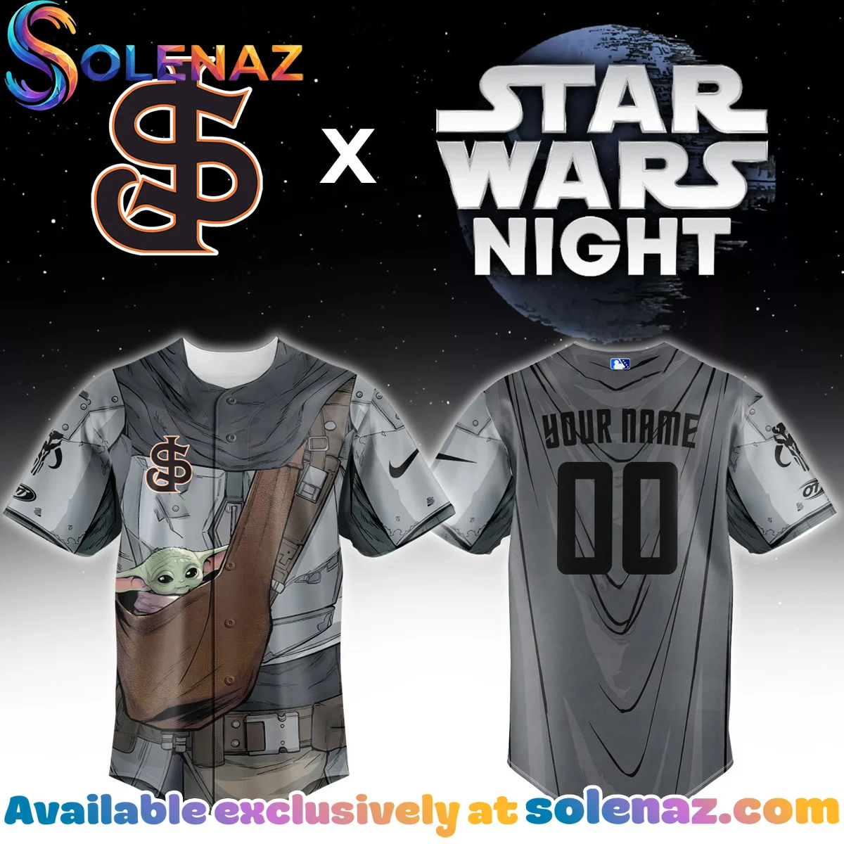 San Jose Giants Star Wars Night Baby Grogu Jersey San Jose Giants Star Wars Night Baby Grogu Jersey
