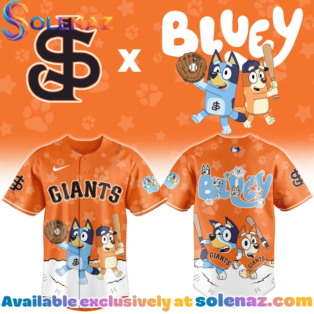 SJGiants x Bluey Jersey SJGiants x Bluey Jersey