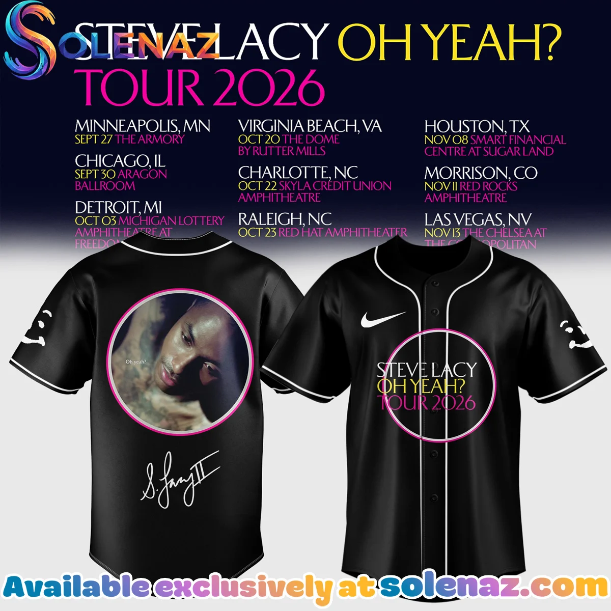 Steve Lacy Oh yeah? Tour Signature Jersey [Drop 15]