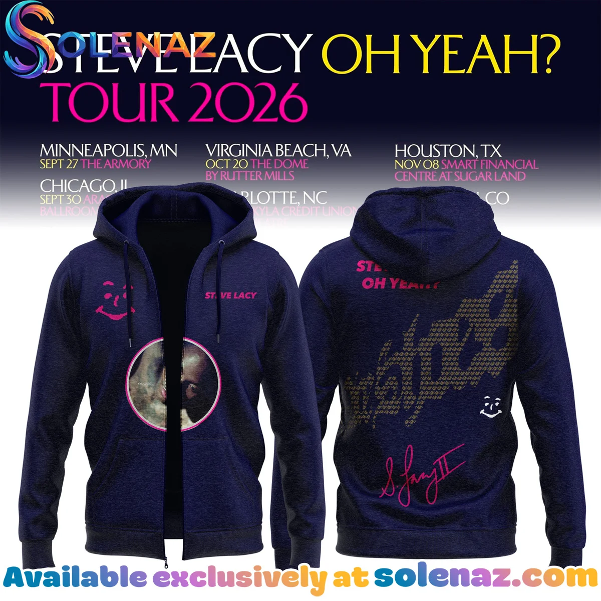 Steve Lacy Oh yeah Tour Signature T-Shirt & Hoodie - Variant 8