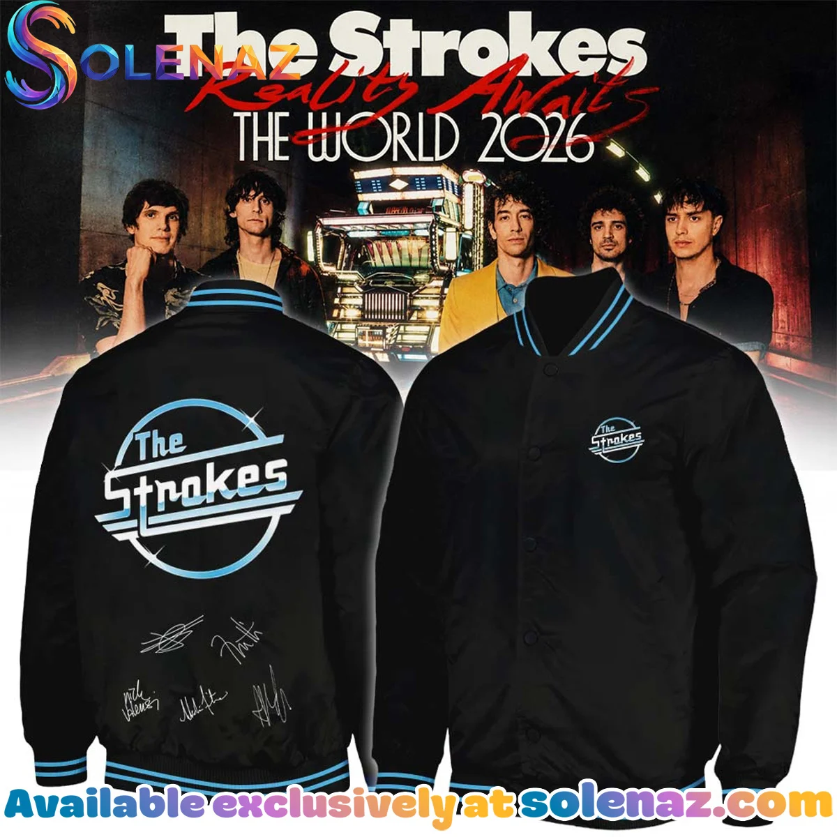 The Strokes Reality Awaits Tour Signature Bomber [Drop 1]