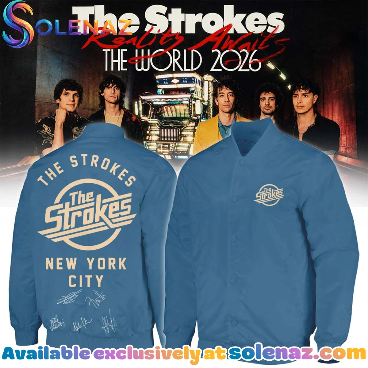 The Strokes Reality Awaits Tour Signature Bomber - Part 2