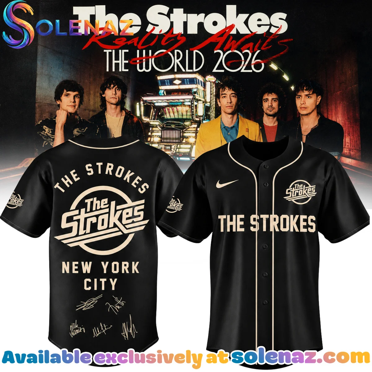 The Strokes Reality Awaits Tour Signature Jersey [Batch 4]