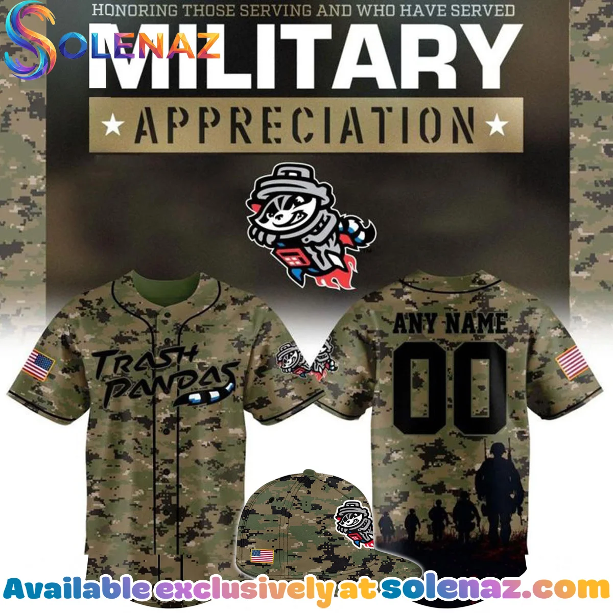 Trash Pandas Military Night Jersey