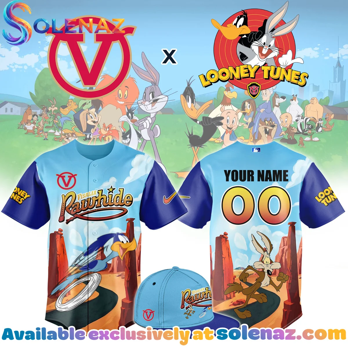 Visalia Rawhide x Looney Tunes Jersey