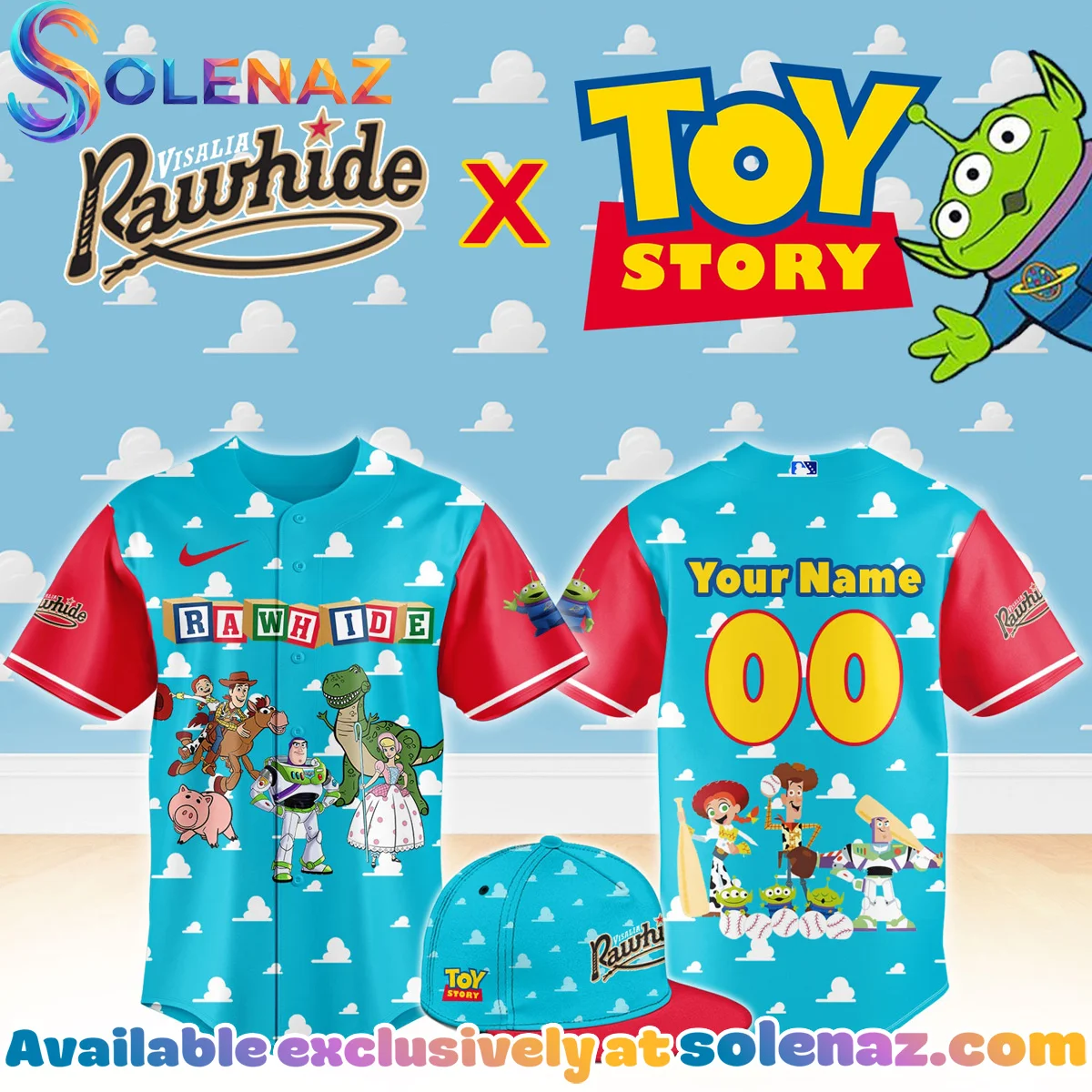 Visalia Rawhide x Toy Story Jersey