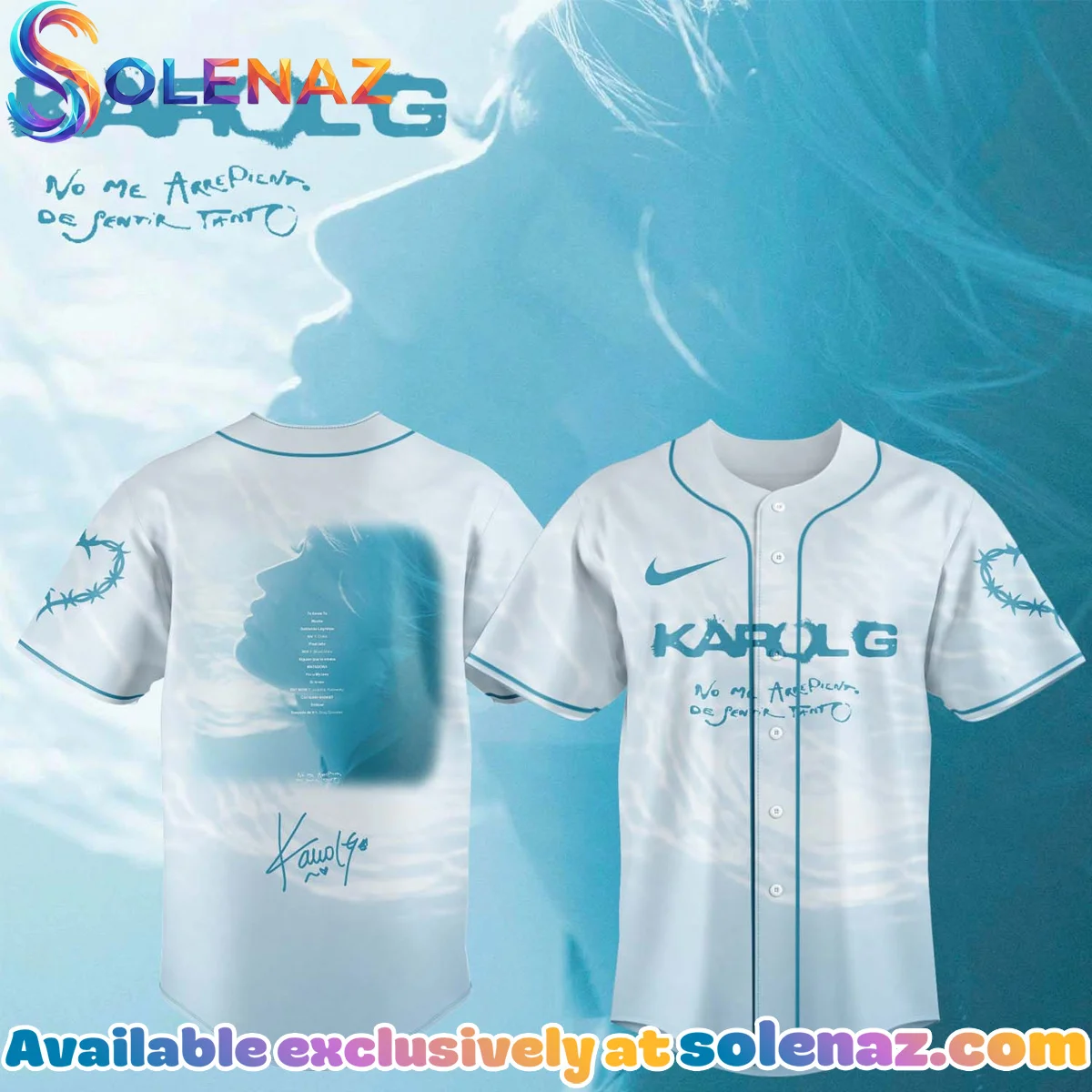 Karol G NO ME ARREPIENTO DE SENTIR TANTO Jersey [Batch 8]