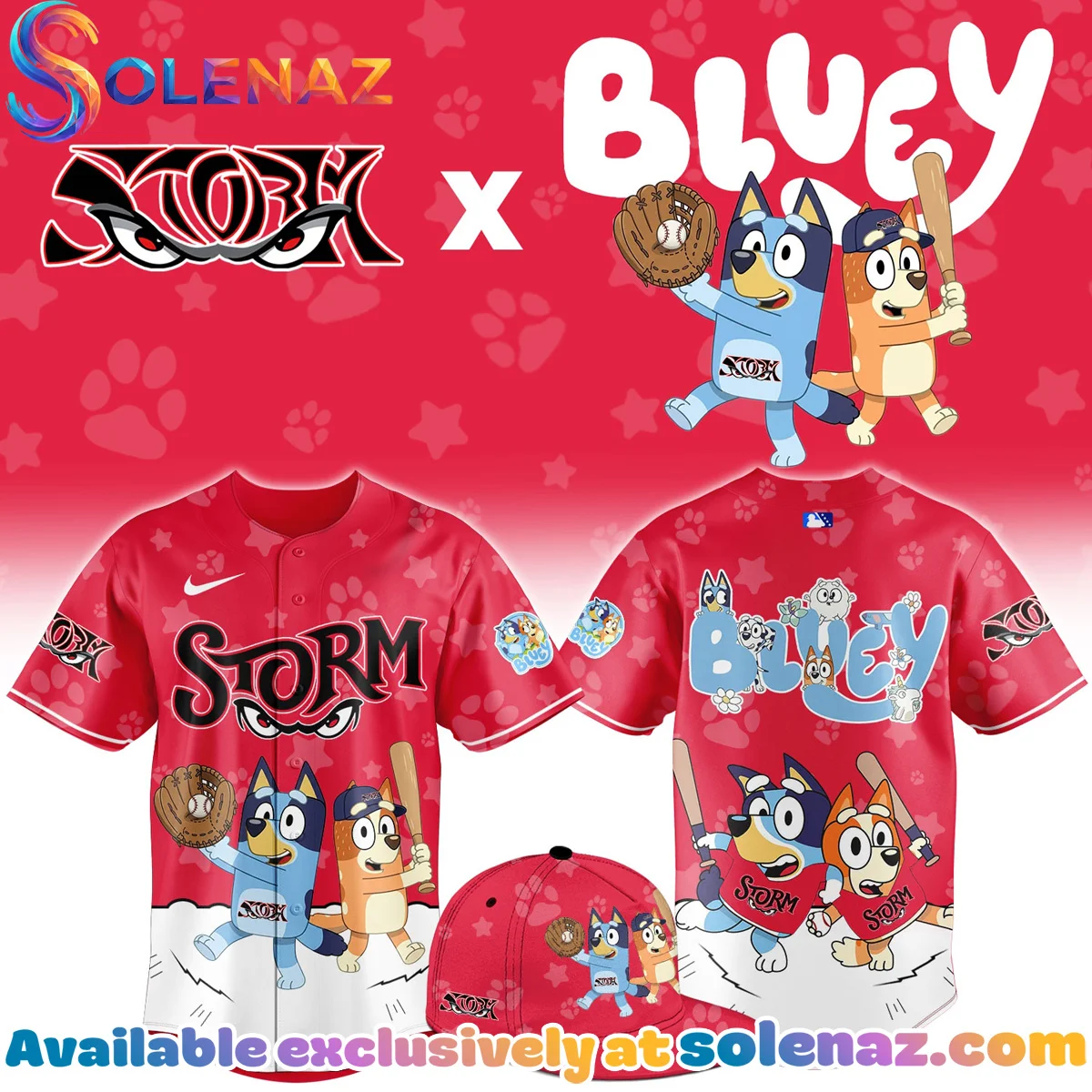 Lake Elsinore Storm x Bluey Jersey