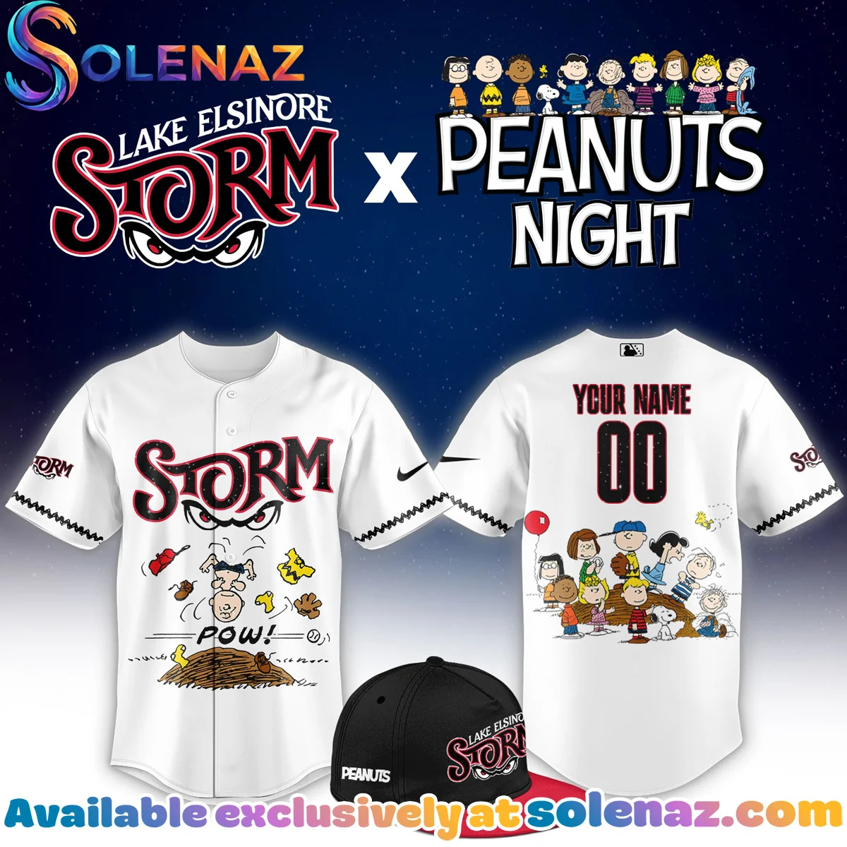Lake Elsinore Storm x Peanuts Jersey