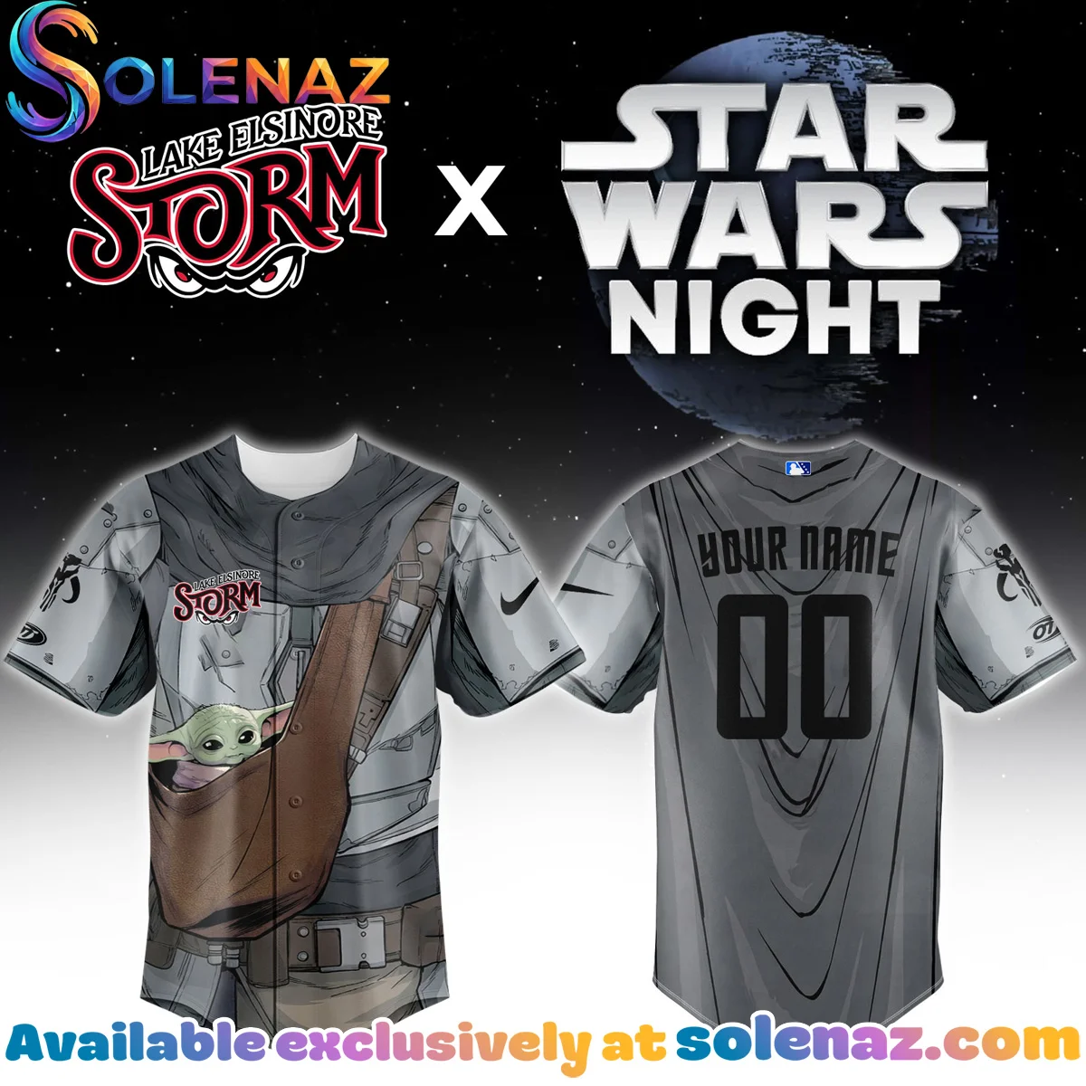 Lake Elsinore Storm x Star Wars x Grogu Jersey Lake Elsinore Storm x Star Wars x Grogu Jersey