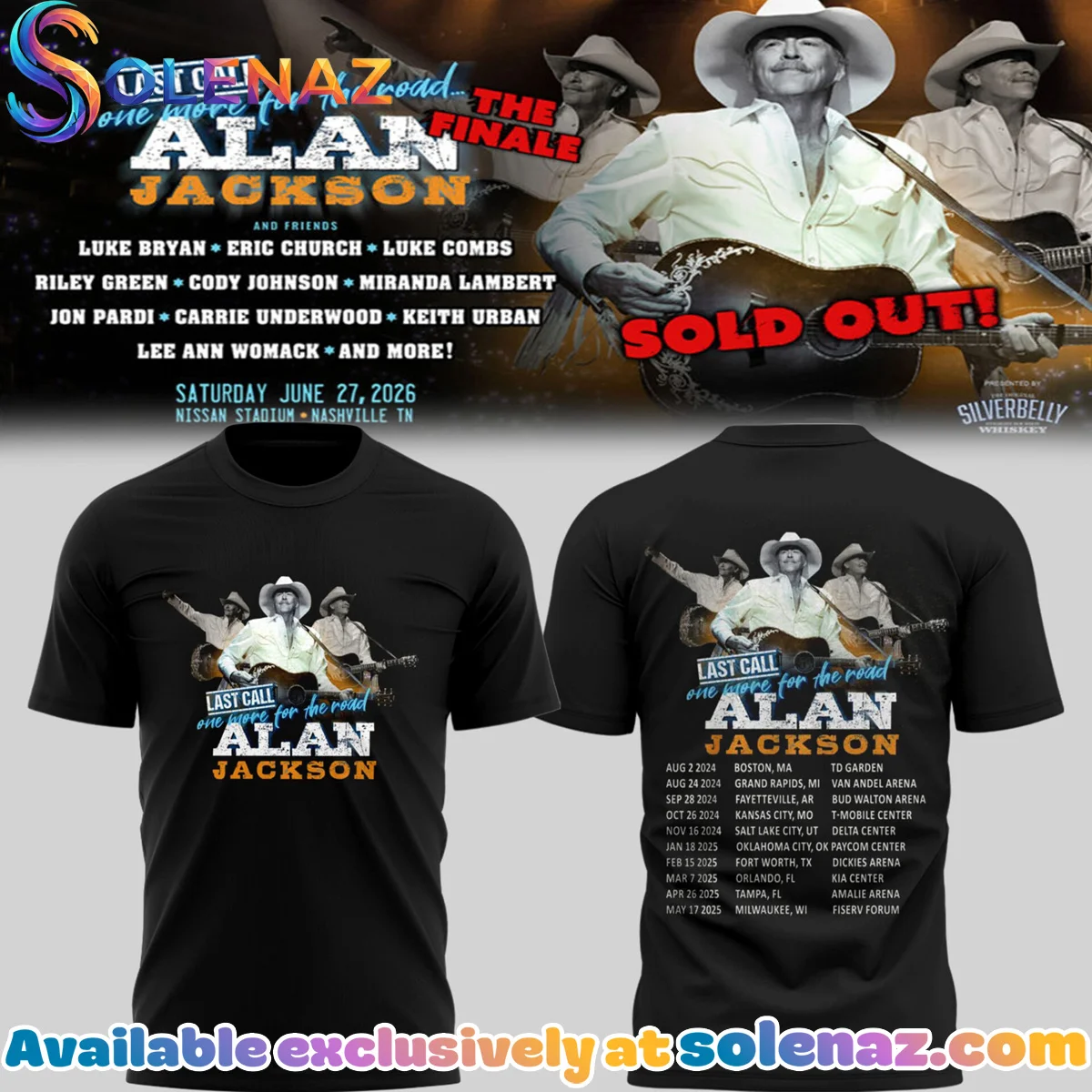 Alan Jackson Last Call The Finale T-Shirt & Hoodie (Release 8)
