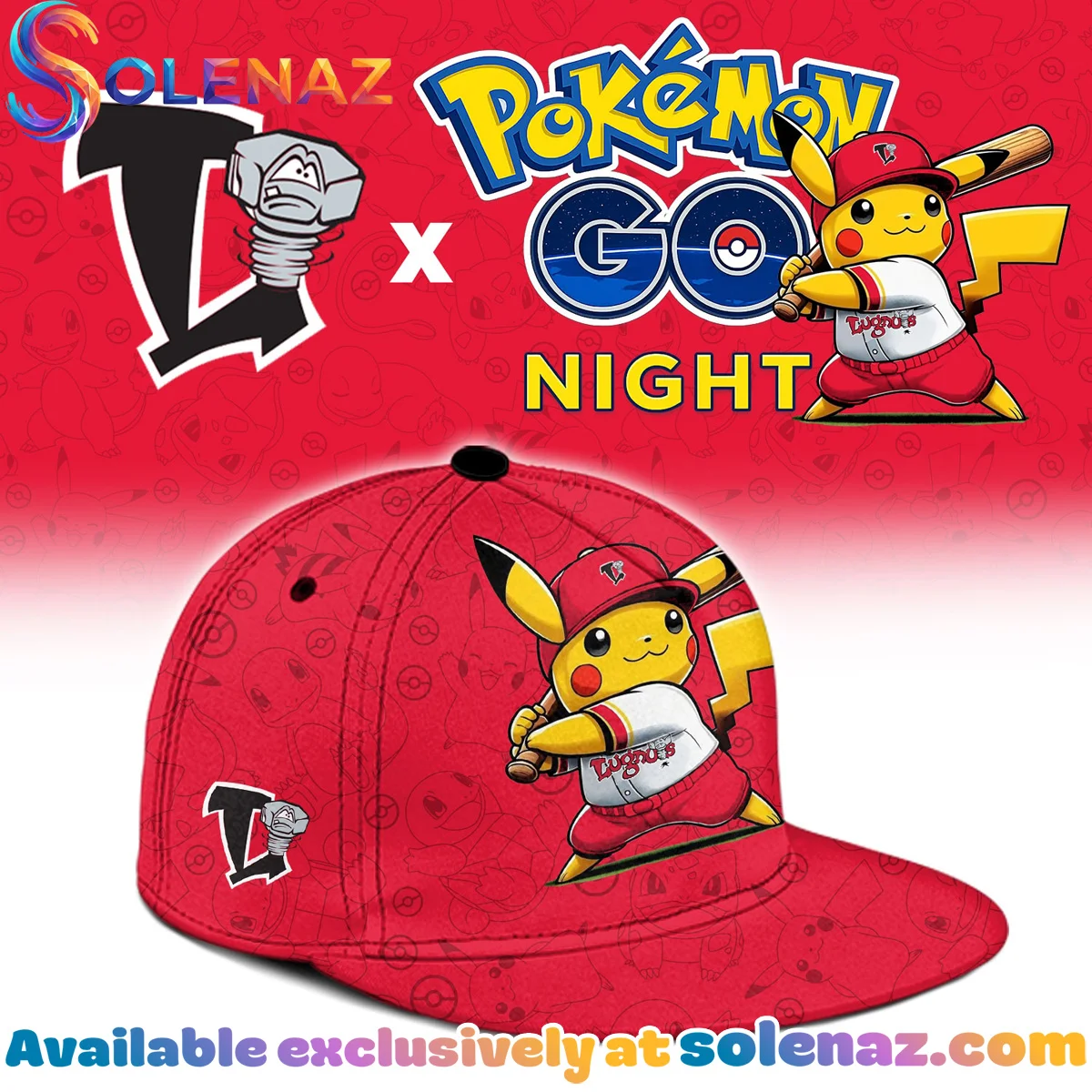 Lansing Lugnuts x Pokemon GO Jersey Lansing Lugnuts x Pokemon GO Jersey