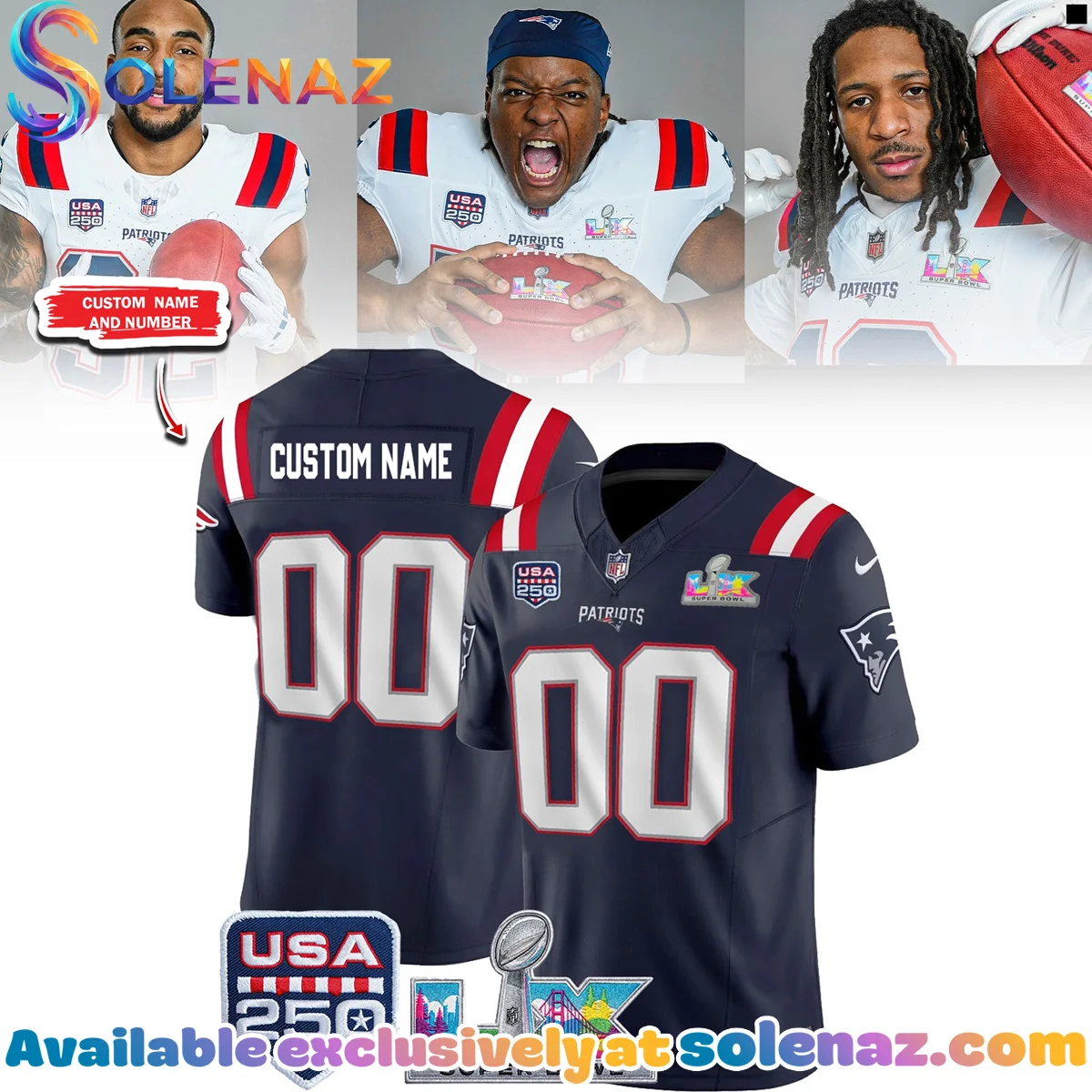 New England Patriots Super Bowl LX Jersey [Batch 3]